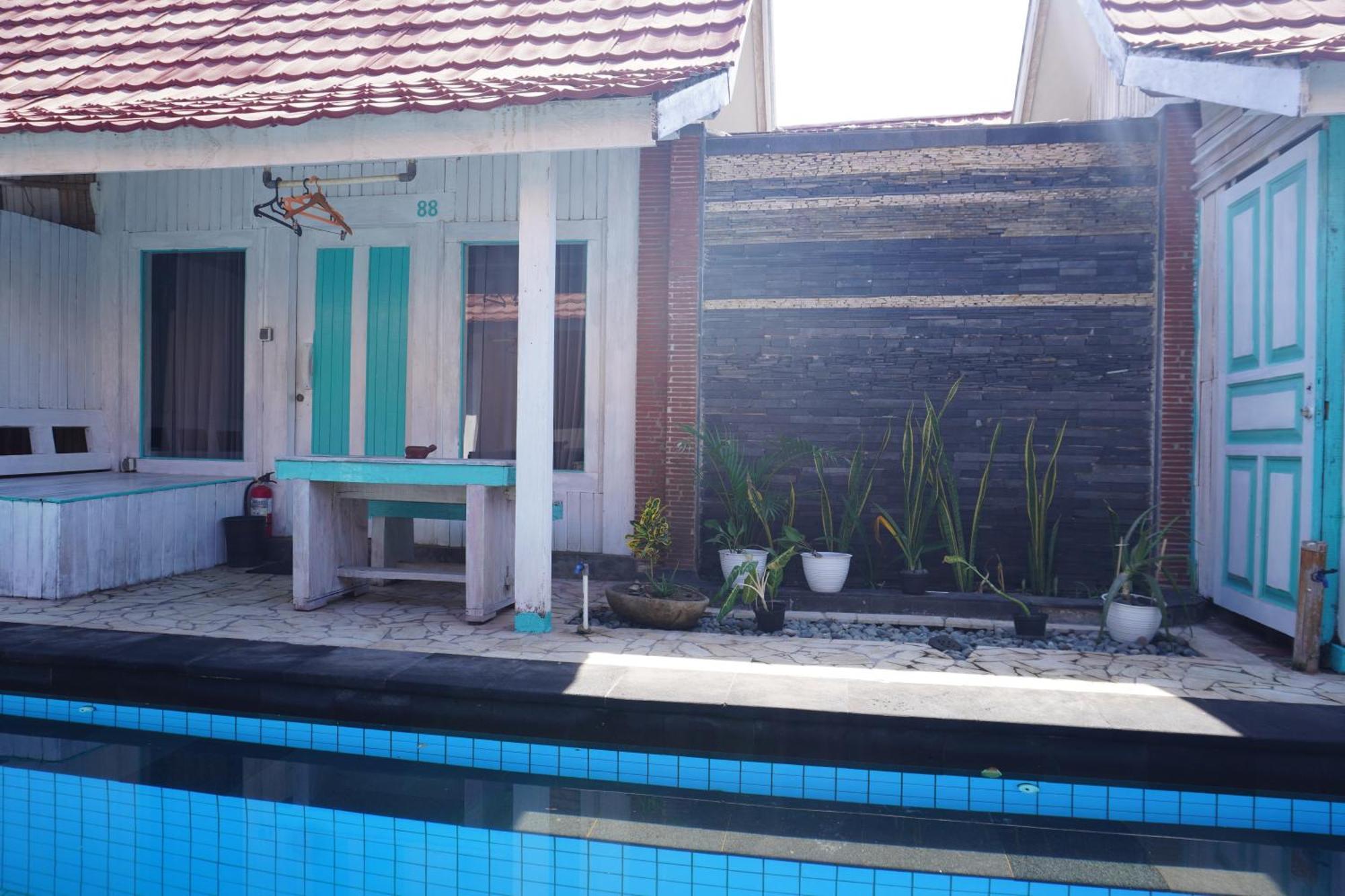 Kushak Bungalow Quần đảo Gili Ngoại thất bức ảnh