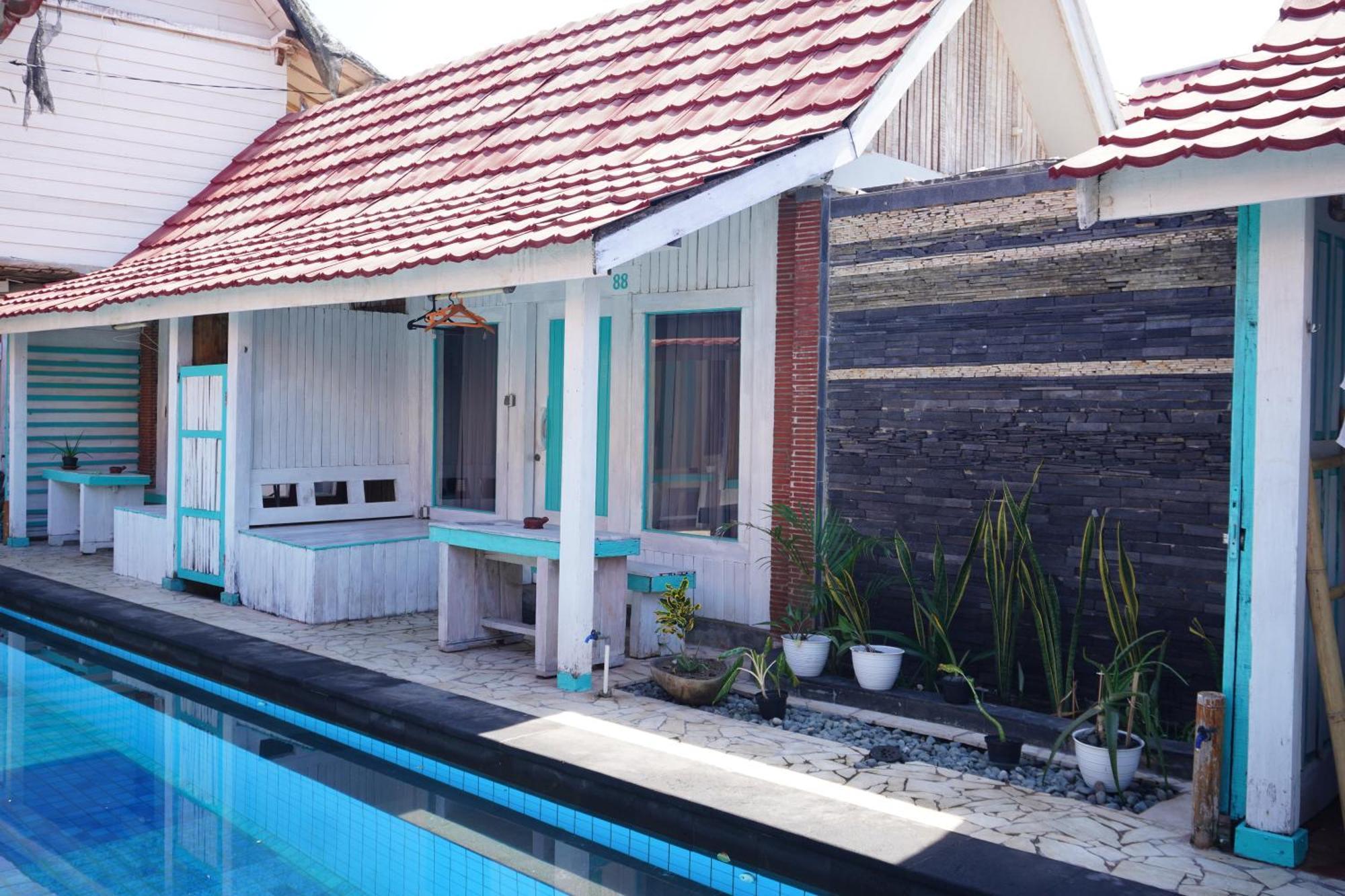 Kushak Bungalow Quần đảo Gili Ngoại thất bức ảnh