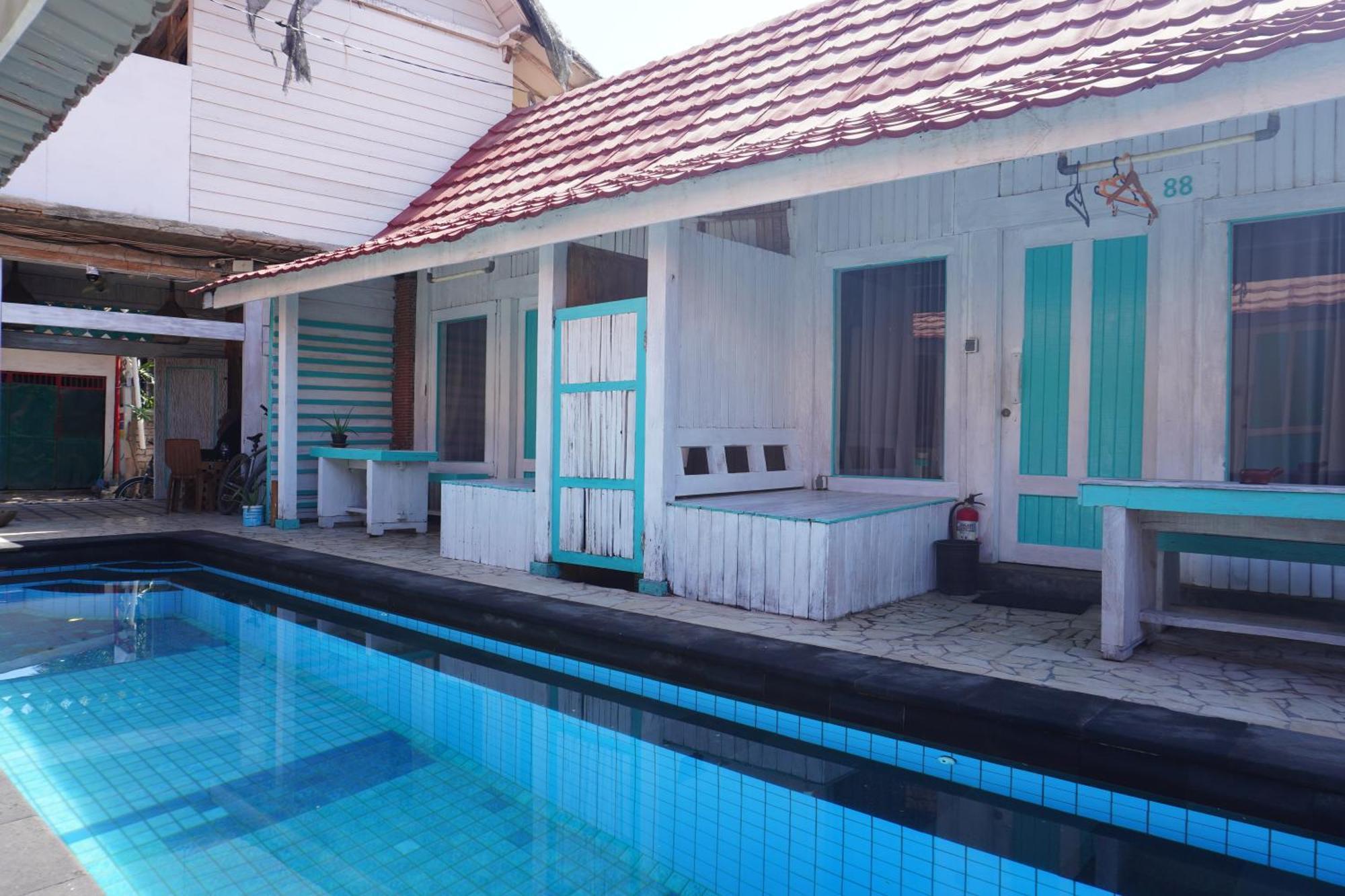 Kushak Bungalow Quần đảo Gili Ngoại thất bức ảnh