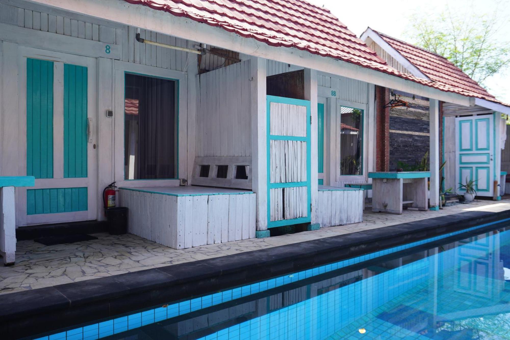Kushak Bungalow Quần đảo Gili Ngoại thất bức ảnh
